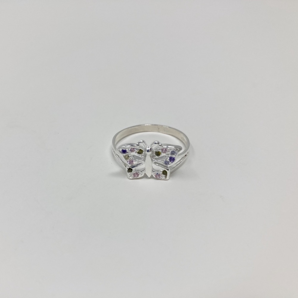 Butterfly sterling silver ring 925 for women